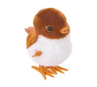 Générique Hopping Sparrow Toy - 3.7 inch Jumping Bird Plush | Soft Fabric | Motion Bird - Interactive Plush Animal for Kids Birthday Gift Funny Stress Relief Home Play Toy