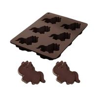 Générique Horse Chocolate Molds, Silicone Baking Tray, Candy Mold with Easy Release, Party Cake with Multi Cavity, Kitchen Tool, 5,51 x 4,21 pollici Diy Dessert Maker for Ice Soap Jelly Gummy