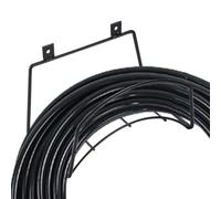 Générique Hose Holder - 9,25 x 5,31 x 6,1 pollici Metal Hanger for Garden Pipe, Space Saving with Rust Proof, Wall Organizer for Patio Yard Garage, Steel Material, Outdoor, Storage Use, Pack