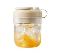 Générique Ice Maker Cup - Easy Release Bottle | 3 In 1 Press Ice Tray | Built In Drinking Straw, Contatto Free Ice Release, Leak Resistant Portable Design, For Home Kitchen Office Travel Picnic Cam