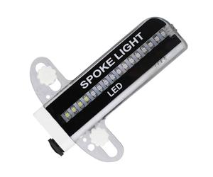 Générique Illuminazione Ruota Bicicletta - Guscio PC Accessorio Raggio Impermeabile | 32 Modelli LED Colorati 60g Sensore di Vibrazione | Questa Lampada Migliora la Visibilità durante il Ciclismo