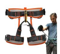 Générique Imbracatura da Arrampicata, Cintura di Arrampicata Regolabile, Accessori Alpinismo Per Lavoro Via Ferrata Tetto Caccia Abbattimento Arboricolo Parete Speleologia Soccorso