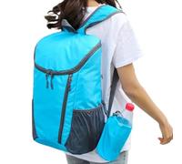 Générique Impermeabile da trekking - pieghevole da 20 l, alpinismo esterno durevole, da viaggio leggero | impermeabile per avventura trekking pesca Scout Trail donne uomini squadra, Lago blu, Se