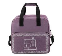 Générique Impermeabile Sewing Machine Tote Bag, Sewing Machine Bag - Impermeabile Storage Tote with Multiple Pockets, Protective Sewing Accessories Bag for Fabrics, Manuals, and More, grigio, Se