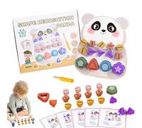 Générique In Legno - 22 cm Gioco Ordinamento Forme Animali, Sorter Colori, Blocco Sensoriale | Strumento Educativo per Motricità Fine Plus Sviluppo Prescolare A Casa O in i Scuola materna