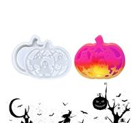 Générique in resina di Halloween - in silicone | Stampo | Resin Casting Craft Supplies for Halloween Decorations Gesso Epoxy Ca Pad Tavolo Centri Cakeces Ca