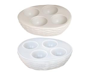 Générique in Silicone per Artigianato | Porta Uova e organizzatore | Supporto per Uova in Silicone | per conservazione Cucina guardiana del Pranzo Frigorifero Decorazioni Pasqua Fai da Te