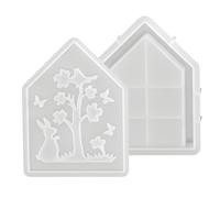 Générique in Silicone - Stampo per Figure di Coniglio | Stampo per Animali di Pasqua-Design Flessibile e in Silicone per Cioccolato, Sapone, Argilla, Gesso, Compleanno, Matrimonio