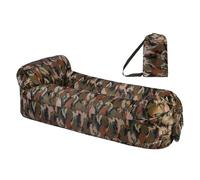 Générique Inflatable Couch for Camping, Waterproof Lounge Chair, Blow Up Divano Seat, Lightweight Outdoor Lounger, Portable Chairs for Picnics Beach Festivals Hiking Parties, Relaxing Anywhere