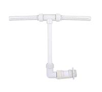 Générique Inground Pool Fountain - Elevates Outdoor Experiences | Double -Spray Cooler Waterfall with PVC Construction | for Garden Backyard Lawn Patio Courtyard Farmhouse Water Park Family Fun
