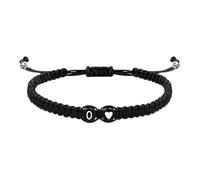 Générique Initial Armband Damen | Pärchen Armbänder mit Herz | Verstellbares Herren Initial Armband | Braccialetto Lettera Iniziale | Bracciale Iniziale Coppia | Pulsera di Iniciales | For Boys Girls