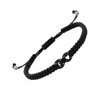 Générique Initial Armband Damen | Pärchen Armbänder mit Herz | Verstellbares Herren Initial Armband | Braccialetto Lettera Iniziale | Bracciale Iniziale Coppia | Pulsera di Iniciales | For Boys Girls