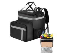 Générique Insulated Backpack, borsa termica leggera, ampia capienza con molteplici complementi, cinghie a spalla, borsa per il pranzo pesante e pesante per il campeggio, Attributo singolo, Se référer