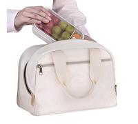 Générique Insulated Lunch Bag Reusable Thermal Lunch Tote Soft Ergonomic Cooler, Eco Friendly with Handle, for Adults Girls Women Boys Men Work, School, Travel, Picnic, Beach, Palestra