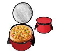 Générique Insulated Round Lunch Tote - Durevole Oxford Bag, Thermal Picnic Box | Circular Cooler Carrier with Portable Handle Feature, Reusable Meal Storage for Beach School Outdoor Travel Snacks