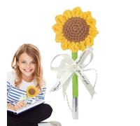 Générique Intendi all'uncinetto - penne a inchiostro in gel fatte a mano per ragazze, strumenti di scrittura divertenti e decorazioni da ufficio, ideale per il lavoro di ufficio