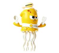 Générique Interactive Dancing Squid Toy Set, Electric Crawling Squid, Compact LED with Motion Illumination, Lightweight Abs Toy Engineered, Animated Style Design Artistic for Kids Party