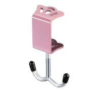 Générique Iron Double Hooks, Desk Bag Hanger, 4 Inches Adjustable Thickness Mount with Sturdy Under Table Storage, Multi Purpose Holder for Bags, Purses, Backpacks, Coats, Kitchen, Bathroom,