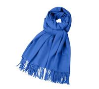Générique Islam Solid Color Imitazione Scarf Versatile Fleece Scarf Warm Shawl Rimovibile Uomo, blu, A