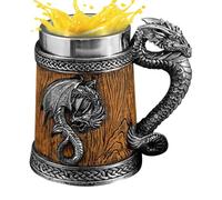 Générique isotermica | da caffè ispirata al drago | Souvenir Collezionabile Medievale per Bevande Fredde e Calde per Tutta Stagione Bicchiere per Birra Latte Tè Cioccolato