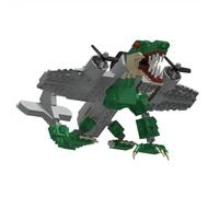Générique Italian Brainrot Construction Blocchi Speciali Modelli Mutanti Figure da Assemblare Figura Tung Tung Tung Sahur Tralalero Tralala Figurine da Collezionare (452 pz Bombardiro Crocodilo)