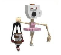 Générique Italian Brainrot Construction Blocchi Speciali Modelli Mutanti Figure da Assemblare Figura Tung Tung Tung Sahur Tralalero Tralala Figurine da Collezionare (192 pz Ballerina Cabucino)
