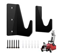 Générique Jack Stand Wall Mount, Heavy-Duty Storage Rack, Hydraulic Trolley Jack Holder, Space-Saving Brackets, 4.65 x 1.77 Inch Quality Garage Organizer, Ideal for Auto Shops and Home Garages