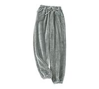 Générique Jogging Uomo Nero per Gli Uomini Pantaloni Allenamento Casual Lacci con Polsino Tinta Unita Tasca Pantaloni Jogger Uomini Loungewear Casa Slacks Quotidiani Trousers, grigio, XL