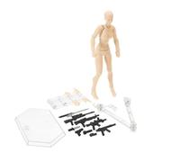 Générique Joint Action Figures - Movable Realistic Action Figures | Motion Posable Figure | Multipurpose Small Art with Base for Painting Sketching Photography Home Outdoor Indoor Decorat