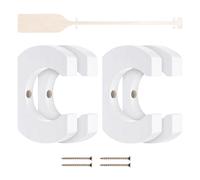 Générique Kayak Paddle Wall Mount | 4 pezzi Boat Oars Storage | Canoe Paddle Storage Rack | for Collectors Canoeists Paddlers Kayakers Fishermen Anglers Garage Shed Basement Cabin