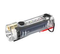 Générique Keychain Flashlights - PC 6,5 x 1,5 cm compatto ricaricabile torcia | portachiavi LED Flashlight | Portable Light Tool For Walking Camping Night Work Home Running Survival Use