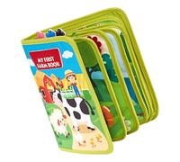 Générique Kids Activity Book, Busy Felt Board, Colorful Interactive 3D Animal Scene Early Education Toy for Children, Boys, Girls, Travel Or Home Use, Cradle Preschool Bedroom Setup, 1 pezzo