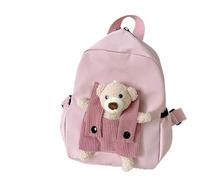 Générique Kids Backpack, 3d Bear Bookbag, 10,63 x 8,27 Spacious Main Compartment and Pockets Adorable 3dbear Design Lightweight, Children's Knapsack for School, Outdoor Camping Trips, or Daily Switch