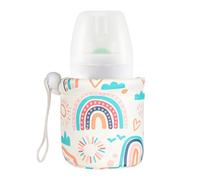 Générique Kids Bottle Insulated Sleeve, Breastmilk Insulation Cover for Milk Bottles, Soft Protective Feeding Sleeve, Keeps Milk Warm Or Cold, Ideal for Travel Home Feeding Nursing, multicolore, 120ml