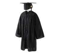 Générique Kids Cap And Gown - 2025 Graduation Outfit | Elementary School Graduate Costume & Doctoral Suit For Kids