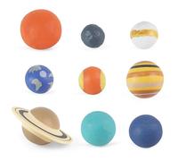 Générique Kids Solar System - 9 pezzi ABS Glue Material Nine Planets Model Solar System | 41 g Science Astronomy Learning Toys, Planet Model Crafts Space Toys, Astronomy Planet Toyys Gift