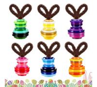 Générique Kit di creazione di ornamenti a bottoni - decorazioni pasquali a forma di coniglio con pendenti, ornamento di Pasqua in bottone, per casa, festa, scuola e riunioni familiari