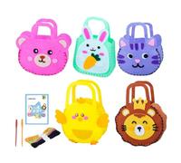 Générique Kit di per,forniture creative educative - Kit da cucire e personalizzare | Per principianti Regalo di compleanno Attività scolastiche Progetto pedagogico libero