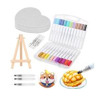 Générique Kit di pittura in schiuma per bambini, 3d con disegno di carta, creative Craft Supplies per ragazze, ragazzi, bambini, strumenti educativi, fogli colorati, textured materials Fun