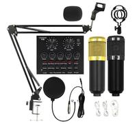 Générique Kit Live Streaming - Supporto treppiede regolabile, luce anello LED | Bundle portatile di vlogging, creazione di contenuti e, configurazione di gioco, attrezzatura di registrazione