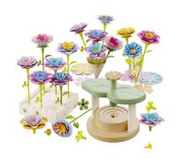 Générique Kit per la creazione di fiori - Forniture per l'arte floreale,Forniture per la fabbricazione di bouquet in tessuto per 4-8 anni, decoratori d'interni, appassionati e laboratori
