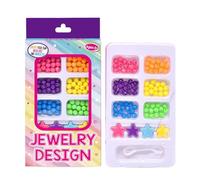Générique Kit per la produzione di braccialetti con perline | Set di perline per creazione di gioielli | Gioco creativo di attività manuali da 3 anni | Regalo giocoso per ragazze e ragazzi