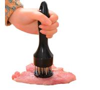 Générique Kitchen Meat Tenderizer - Heavy Duty Pin Tenderizing Tool, acciaio inossidabile Gadget, Easy Grip Softener | Barbecue, Cooking, Bistecca, Chicken, Pork Preparation, Home, Professional Chef