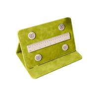 Générique Knitting Chart Keeper, Creative Knitting Chart Holder, Graph Keeper with Storage Bag, Charts Holder, 10,24 x 7,09 x 0,79 pollici Storage Bag for Unite Charts, verde, Se référer au