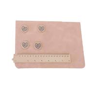 Générique Knitting Chart, Knitting Pattern, Compact Size Lightweight Build Foldable Design Leather Exterior Versatile with Storage Bag, Chart Holder for Crafting, rosa, Se référer au descriptif,