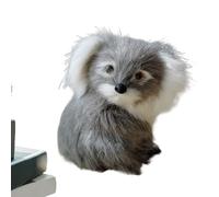 Générique Koala Stuffed Animal, Realistic Animal Model, Plush Figurina, Sturdy Small Craft Toy, Decorative Wildlife Ornament for Window Sill Nightstand and dressing Table Display