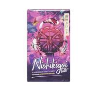 Générique Koi Tarocchi Deck, Versione inglese Cards, 4.13x2.48in Entertainment Divination Card, 79-Card Set Koi Themed Tarocchi, Family-Friendly Design for Fate Fortune-Telling Board Games