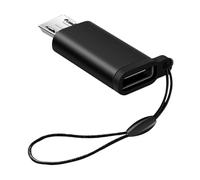 Générique Ladegerät-Adapter Buchse auf Stecker, USB-Adapter Buchse auf Stecker, USB-Typ-C-Buchse -Stecker-Konverter, Alluminio-Typ-C-Ladekonverter mit Trageband für -C-Schnittstellenge