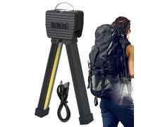 Générique Lamp Light, Waterproof Led Flashlight, Magnetic Posing Torch, Grade Dimming, 17,8 x 5,2 x 3,2 cm, Ricaricabile Folding Worklight, Adjustable Hook, Outdoor and Gardening Use