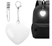 Générique Lampada da borsa - Mini lampada ricaricabile portatile a forma di cuore a LED con rilevamento tattile | accessorio Dee carino per la mano, borsa, viaggio, sicurezza, ufficio, camera da letto